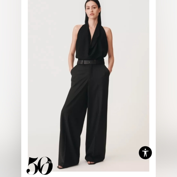 Zara Pants - Zara Draped Halter Top 50th Anniversary